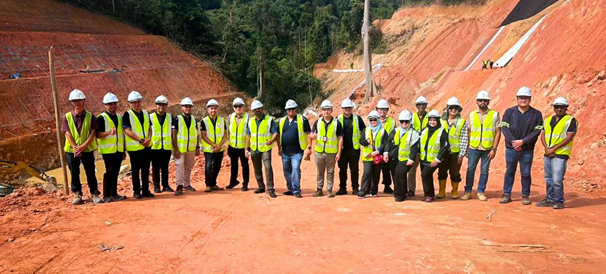 Lawatan ke Tapak Pembangunan Projek Hidroelektrik Kecil Sungai Pelus, Sungai Siput