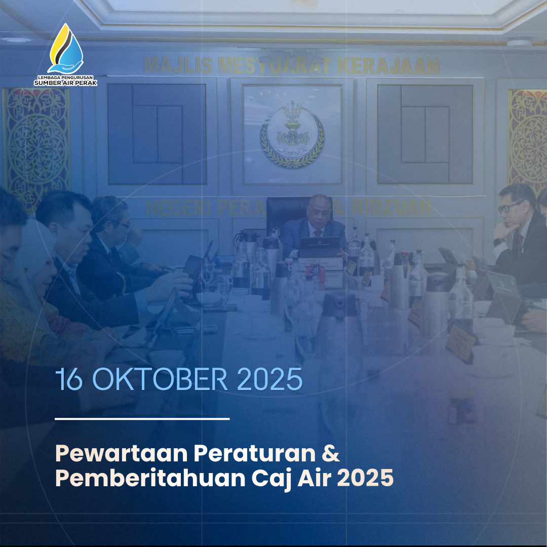 Pewartaan Peraturan & Pemberitahuan Caj Air 2025